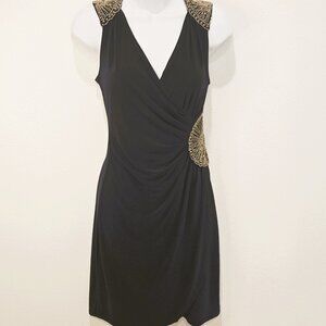 B. Darlin Navy Blue Sleeveless Knee Length Dress- Size 3/4